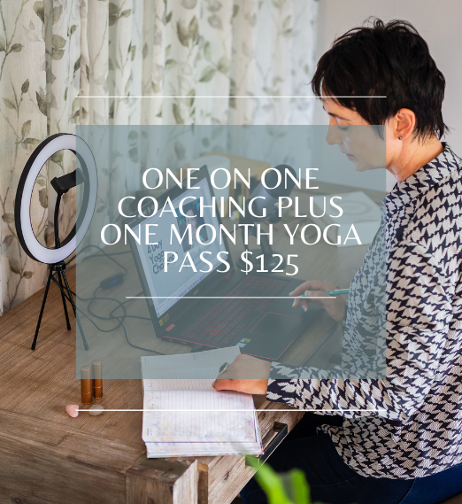 One On One Coaching Plus One Month Yoga Pass $125