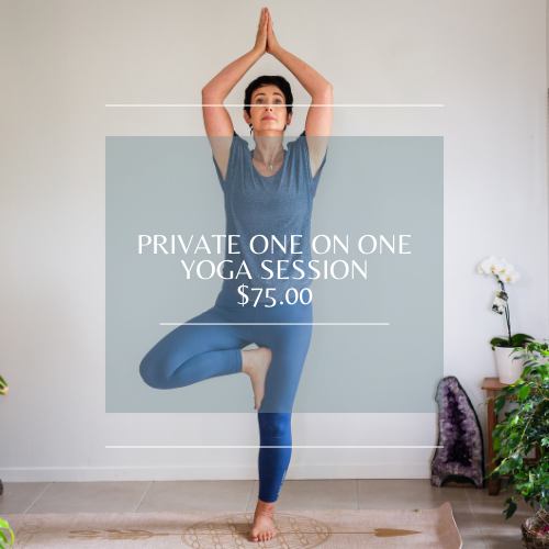 Private One On One Yoga Session $75.00
