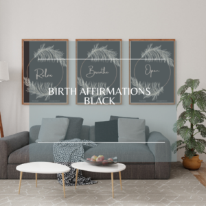 Birth Affirmations Black