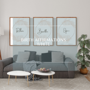 Birth Affirmations White